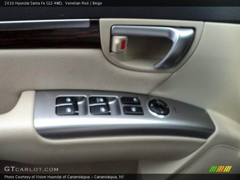 Venetian Red / Beige 2010 Hyundai Santa Fe GLS 4WD