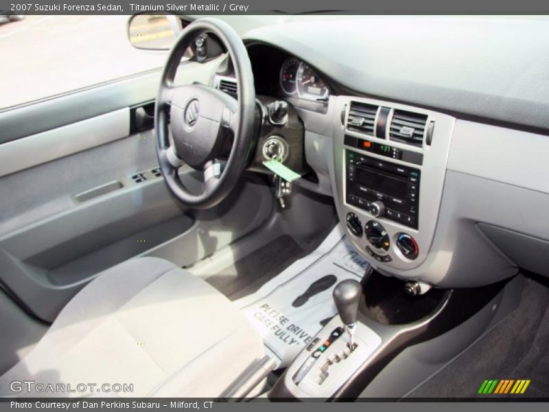 Titanium Silver Metallic / Grey 2007 Suzuki Forenza Sedan