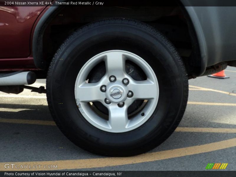 Thermal Red Metallic / Gray 2004 Nissan Xterra XE 4x4