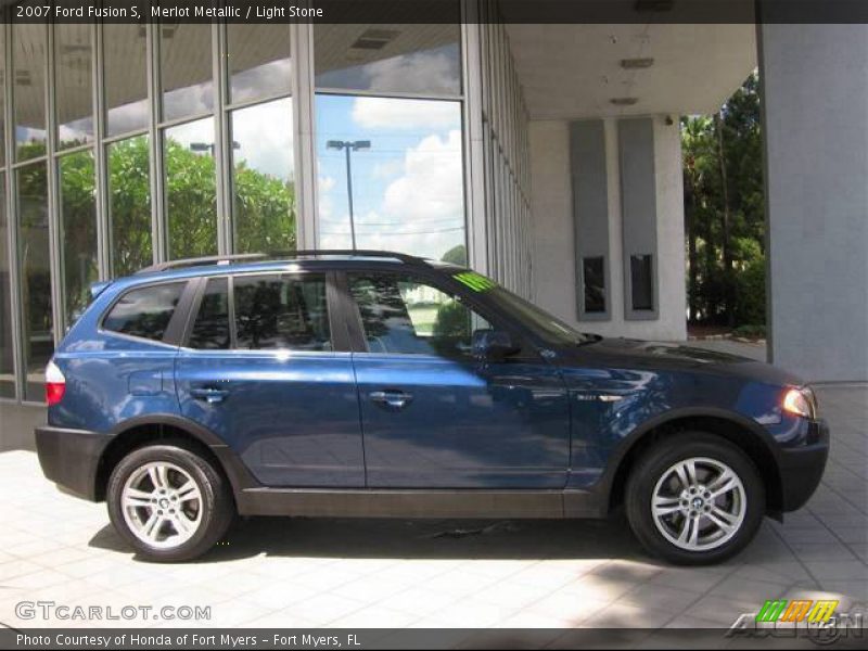 Merlot Metallic / Light Stone 2007 Ford Fusion S