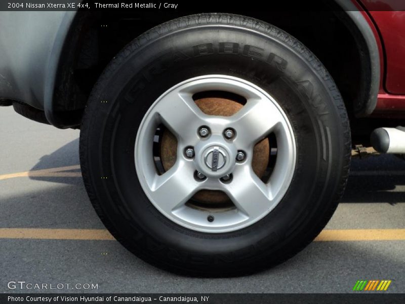 Thermal Red Metallic / Gray 2004 Nissan Xterra XE 4x4