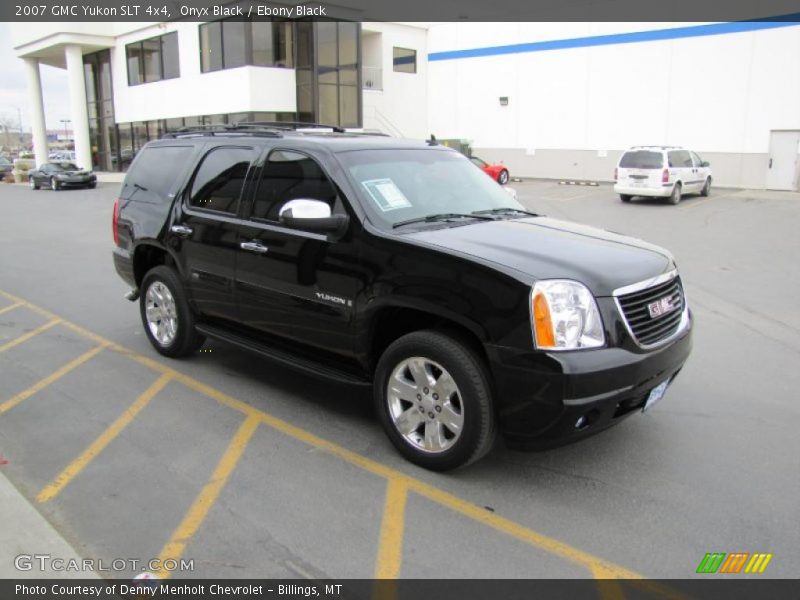 Onyx Black / Ebony Black 2007 GMC Yukon SLT 4x4