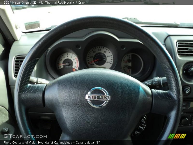 Thermal Red Metallic / Gray 2004 Nissan Xterra XE 4x4