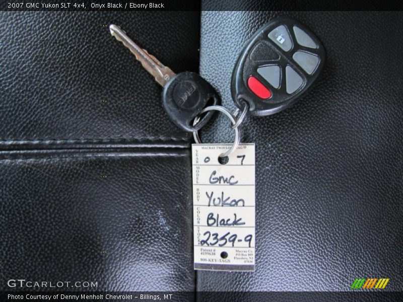 Onyx Black / Ebony Black 2007 GMC Yukon SLT 4x4