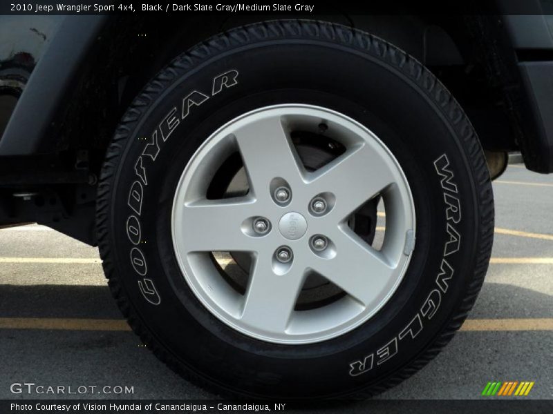 Black / Dark Slate Gray/Medium Slate Gray 2010 Jeep Wrangler Sport 4x4