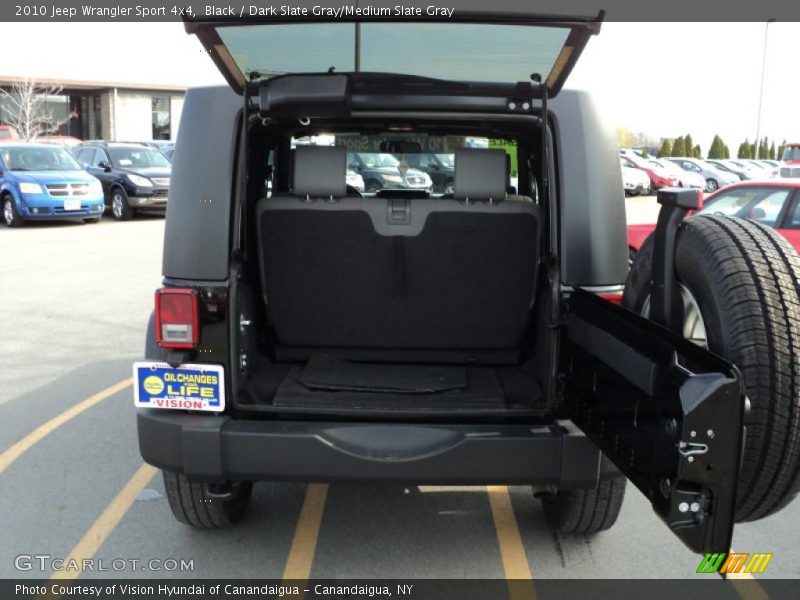Black / Dark Slate Gray/Medium Slate Gray 2010 Jeep Wrangler Sport 4x4