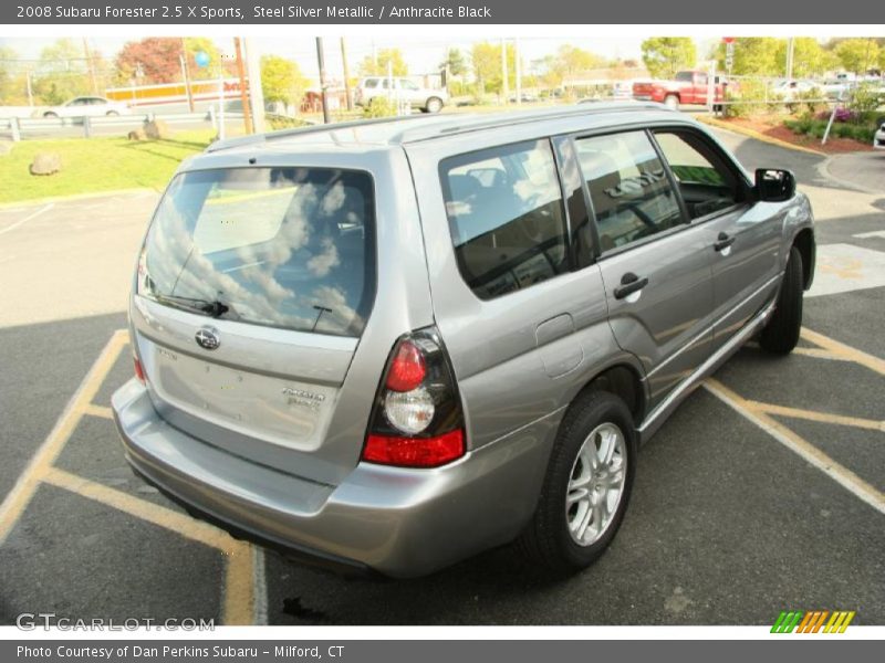 Steel Silver Metallic / Anthracite Black 2008 Subaru Forester 2.5 X Sports