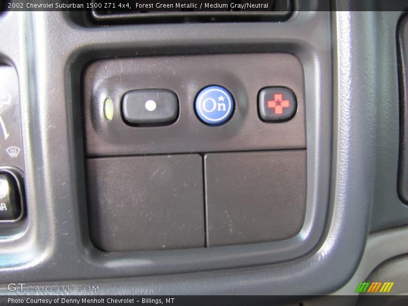 Controls of 2002 Suburban 1500 Z71 4x4