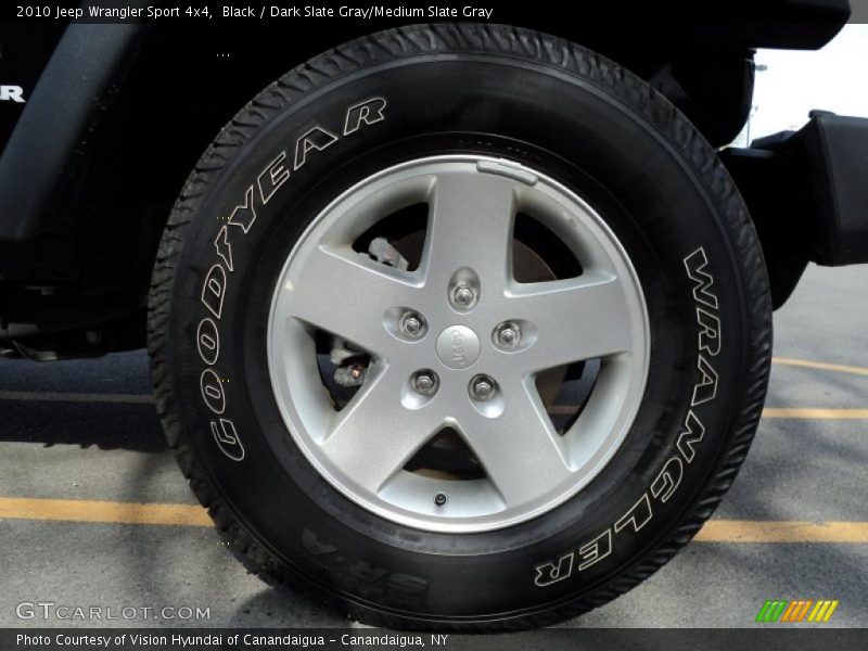 Black / Dark Slate Gray/Medium Slate Gray 2010 Jeep Wrangler Sport 4x4
