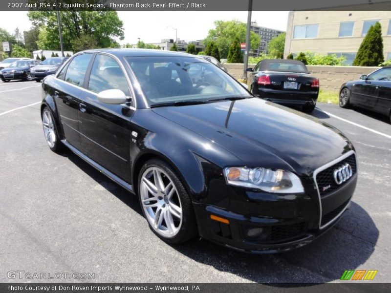 2007 RS4 4.2 quattro Sedan Phantom Black Pearl Effect
