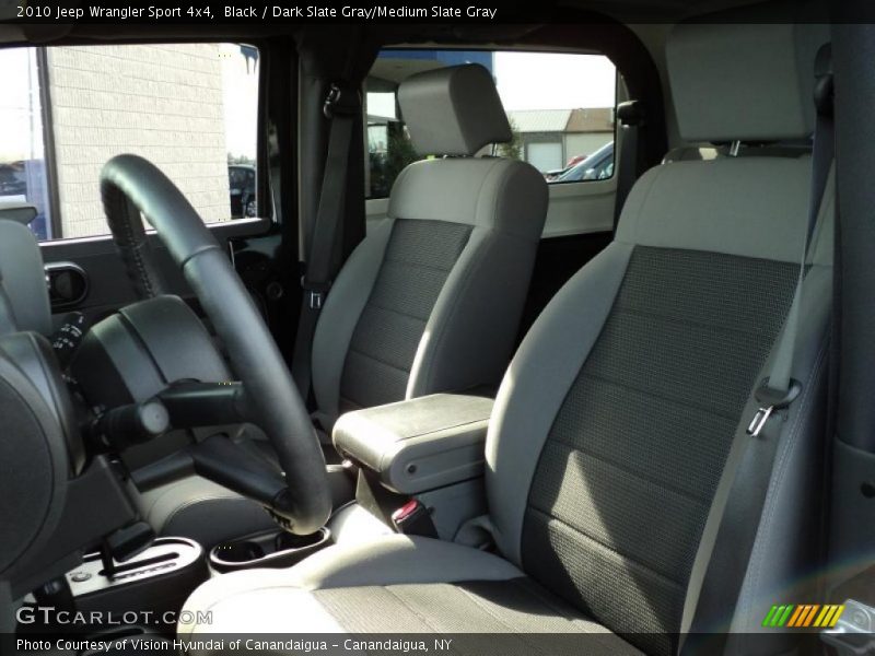 Black / Dark Slate Gray/Medium Slate Gray 2010 Jeep Wrangler Sport 4x4