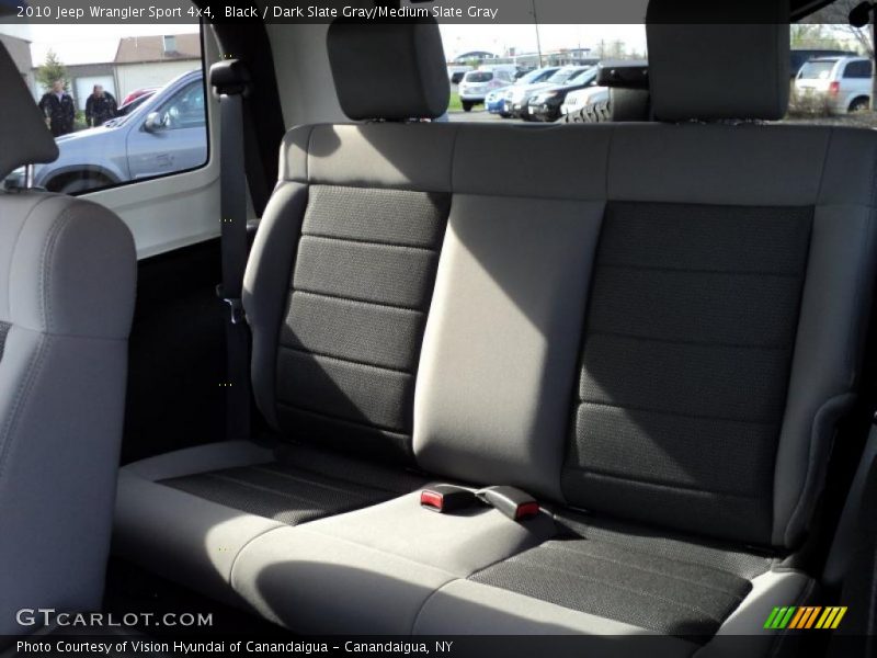 Black / Dark Slate Gray/Medium Slate Gray 2010 Jeep Wrangler Sport 4x4