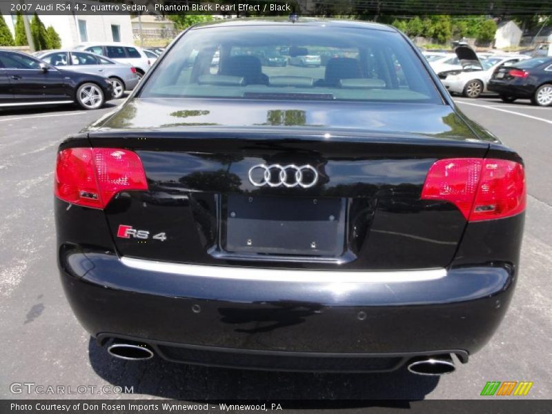  2007 RS4 4.2 quattro Sedan Phantom Black Pearl Effect