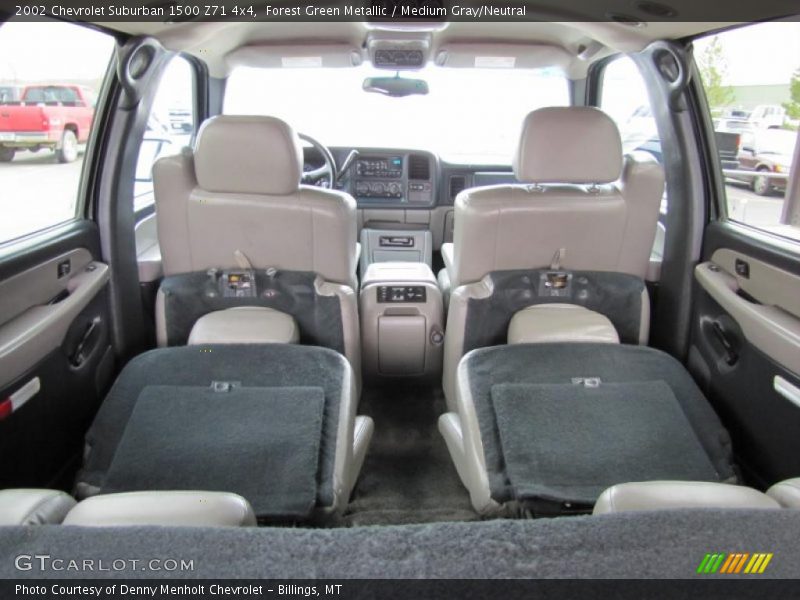 Forest Green Metallic / Medium Gray/Neutral 2002 Chevrolet Suburban 1500 Z71 4x4