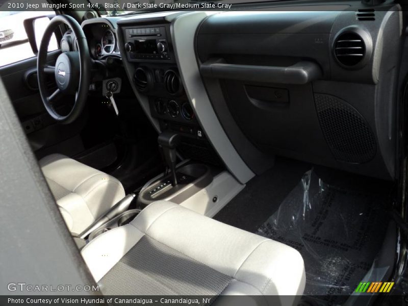 Black / Dark Slate Gray/Medium Slate Gray 2010 Jeep Wrangler Sport 4x4