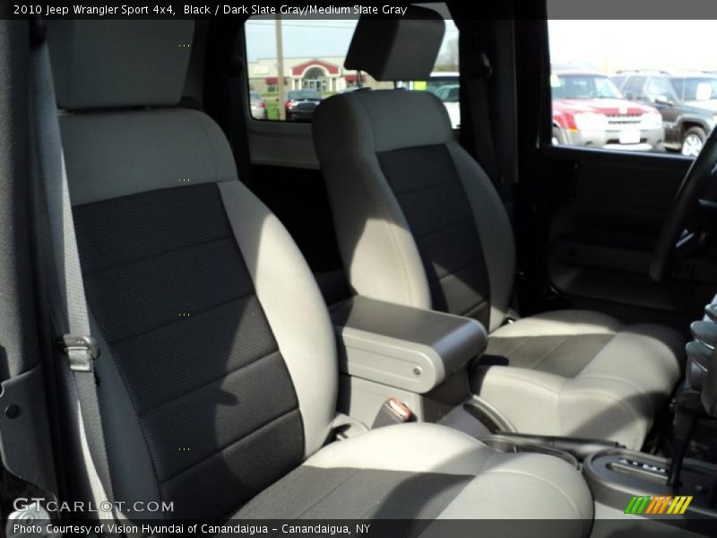 Black / Dark Slate Gray/Medium Slate Gray 2010 Jeep Wrangler Sport 4x4