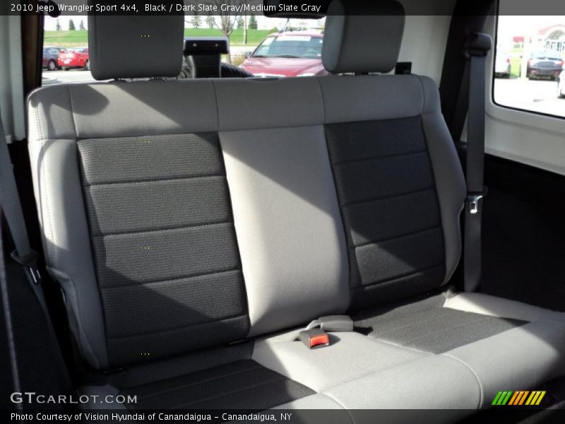 Black / Dark Slate Gray/Medium Slate Gray 2010 Jeep Wrangler Sport 4x4