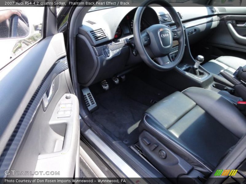  2007 RS4 4.2 quattro Sedan Black Interior