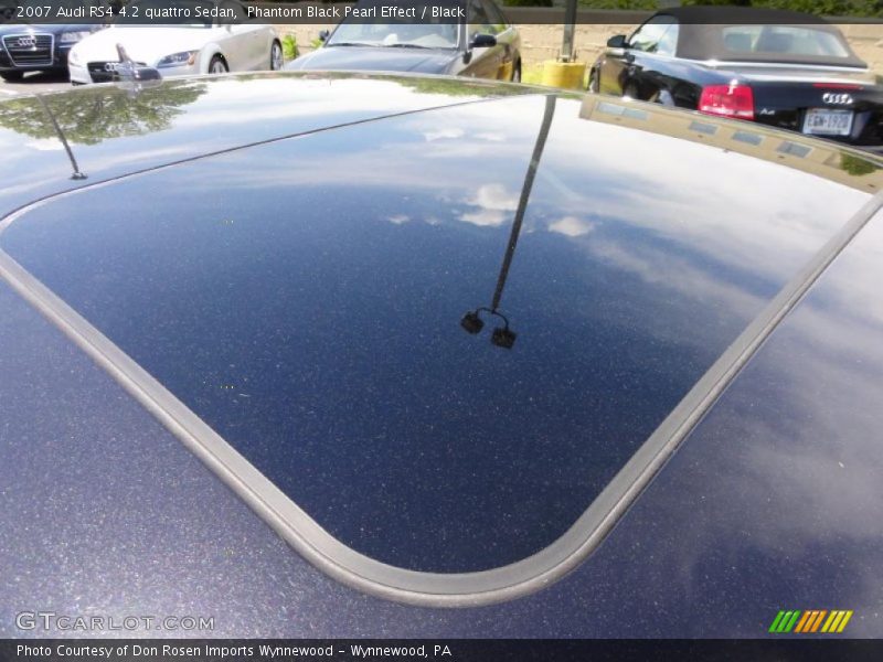 Phantom Black Pearl Effect / Black 2007 Audi RS4 4.2 quattro Sedan