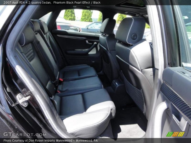 Phantom Black Pearl Effect / Black 2007 Audi RS4 4.2 quattro Sedan