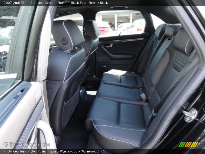 2007 RS4 4.2 quattro Sedan Black Interior