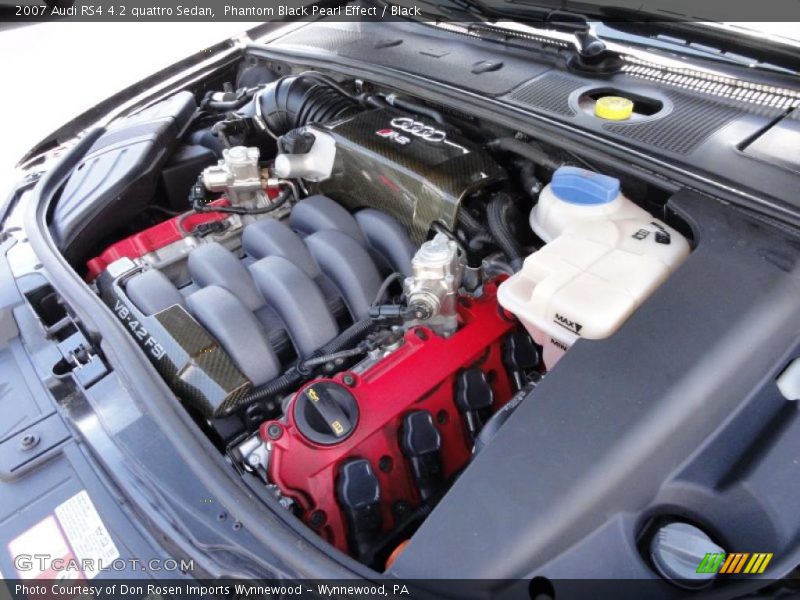  2007 RS4 4.2 quattro Sedan Engine - 4.2 Liter FSI DOHC 32-Valve VVT V8