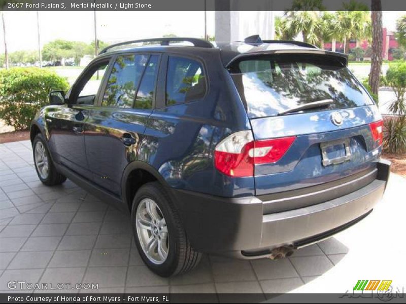 Merlot Metallic / Light Stone 2007 Ford Fusion S