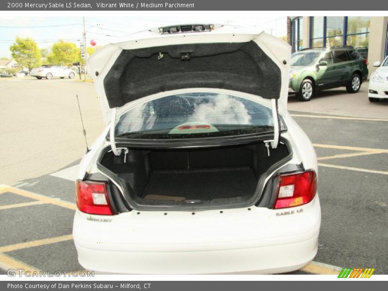 Vibrant White / Medium Parchment 2000 Mercury Sable LS Sedan