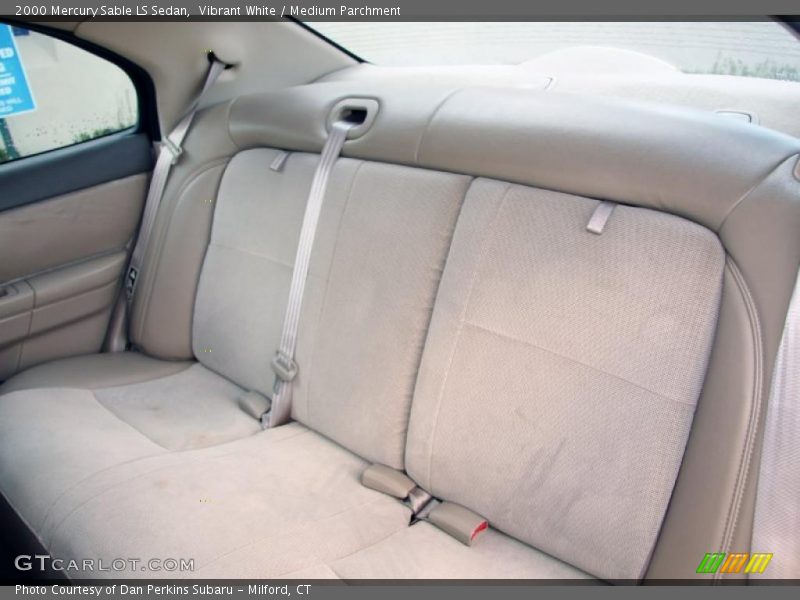 Vibrant White / Medium Parchment 2000 Mercury Sable LS Sedan