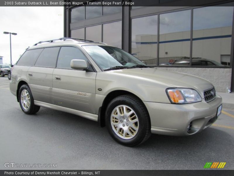  2003 Outback L.L. Bean Edition Wagon Titanium Beige Pearl