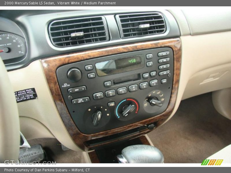 Vibrant White / Medium Parchment 2000 Mercury Sable LS Sedan