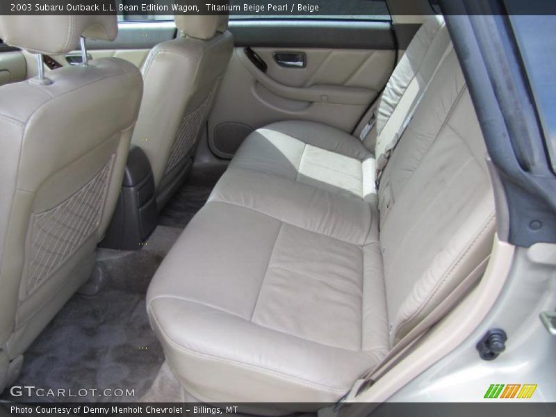 Titanium Beige Pearl / Beige 2003 Subaru Outback L.L. Bean Edition Wagon