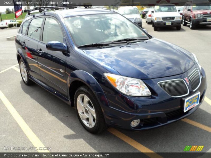 Neptune Blue / Graphite 2008 Pontiac Vibe