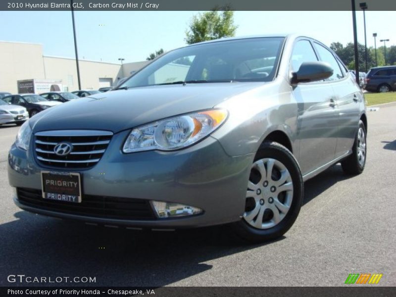 Carbon Gray Mist / Gray 2010 Hyundai Elantra GLS