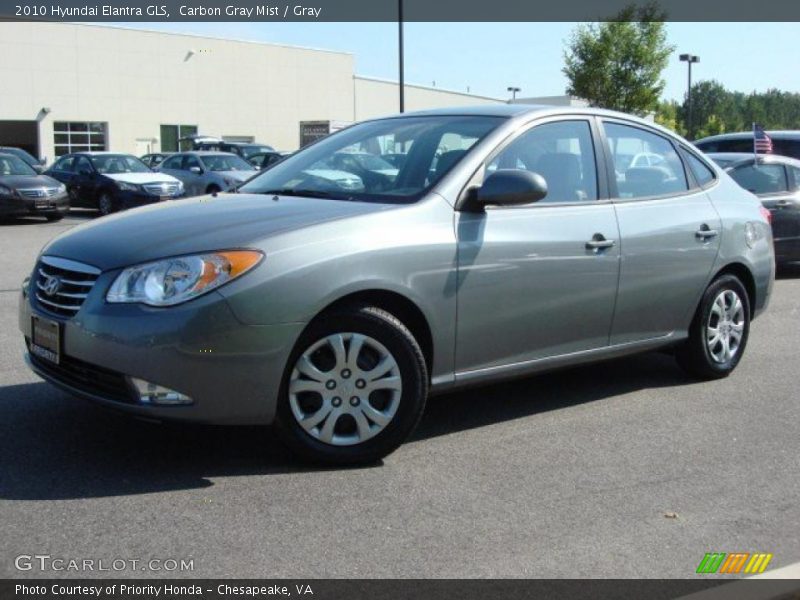 Carbon Gray Mist / Gray 2010 Hyundai Elantra GLS