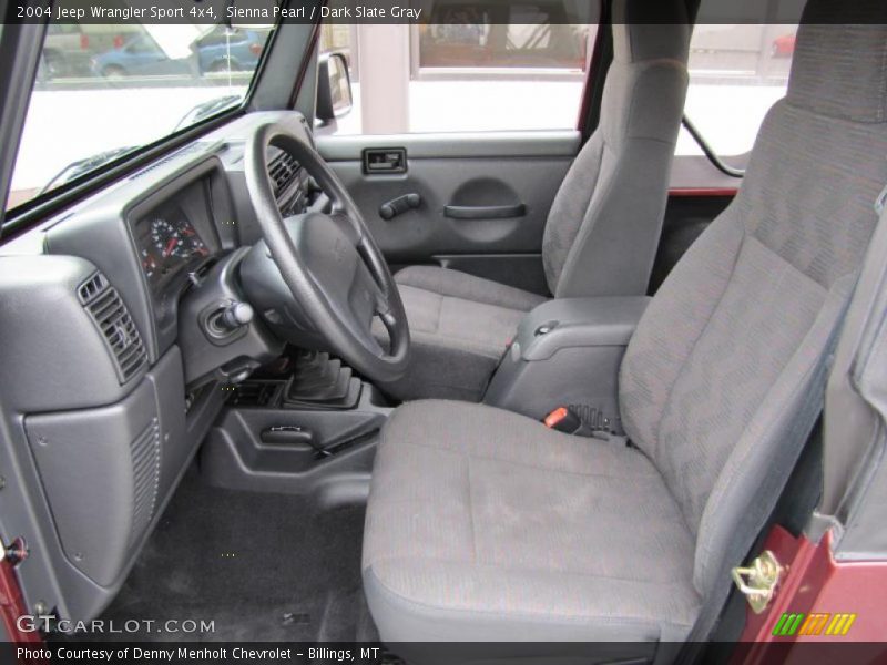 Sienna Pearl / Dark Slate Gray 2004 Jeep Wrangler Sport 4x4