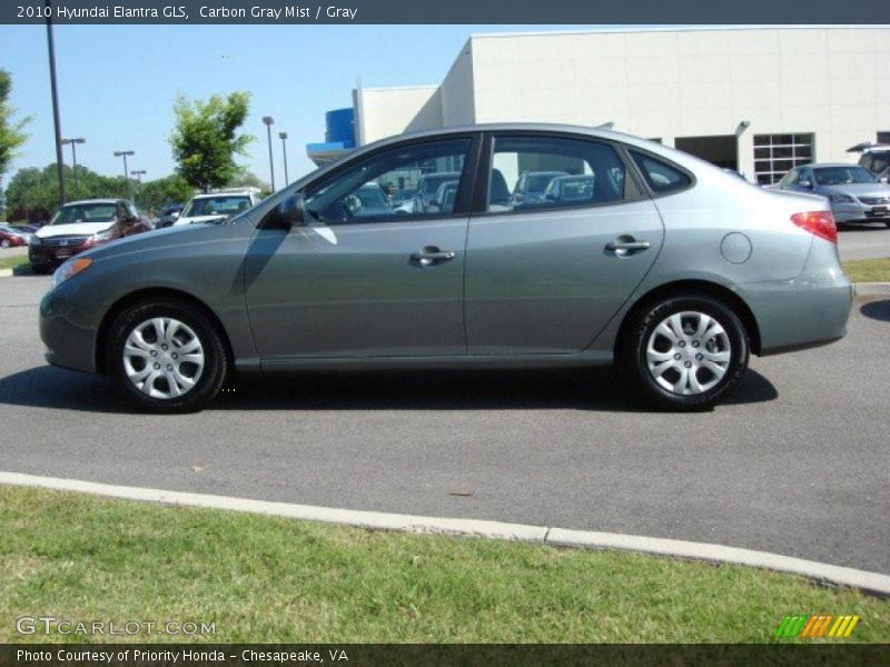 Carbon Gray Mist / Gray 2010 Hyundai Elantra GLS