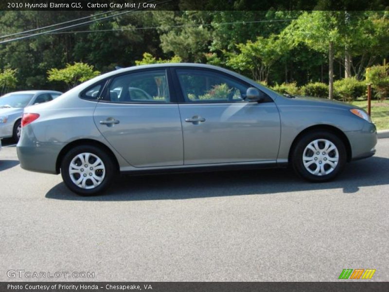 Carbon Gray Mist / Gray 2010 Hyundai Elantra GLS