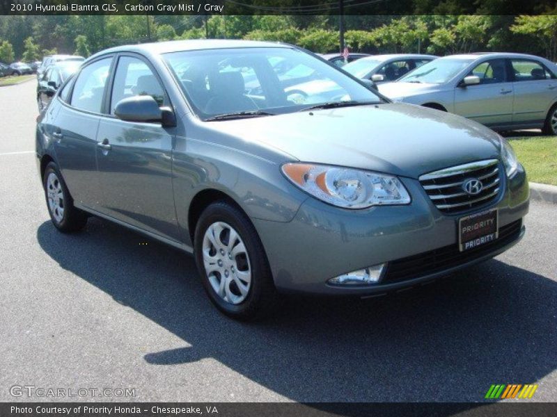 Carbon Gray Mist / Gray 2010 Hyundai Elantra GLS