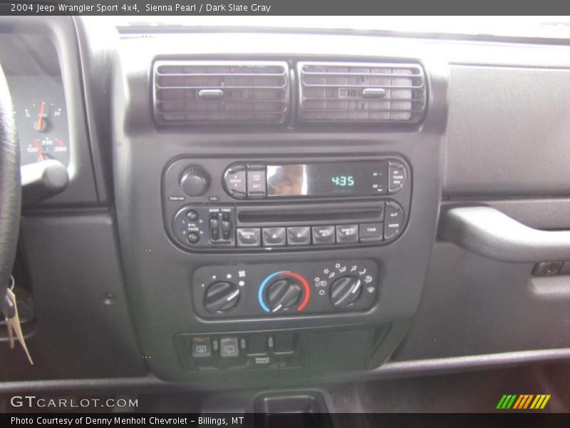 Sienna Pearl / Dark Slate Gray 2004 Jeep Wrangler Sport 4x4