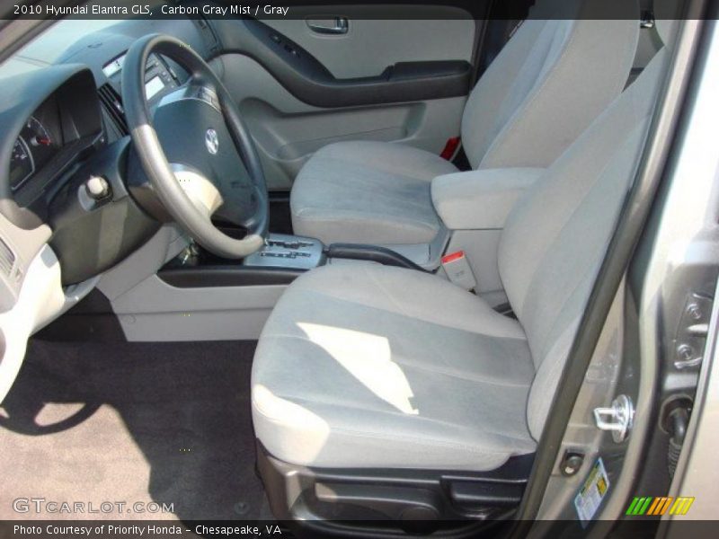 Carbon Gray Mist / Gray 2010 Hyundai Elantra GLS