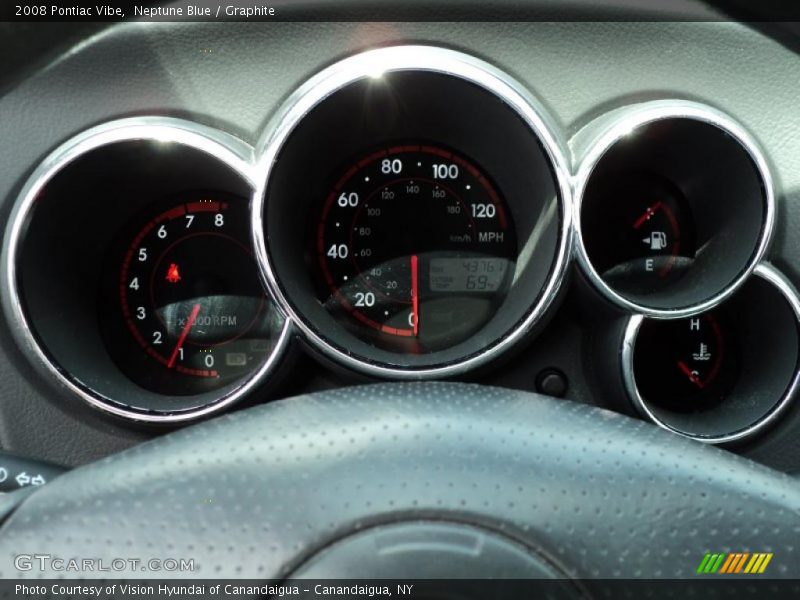 Neptune Blue / Graphite 2008 Pontiac Vibe