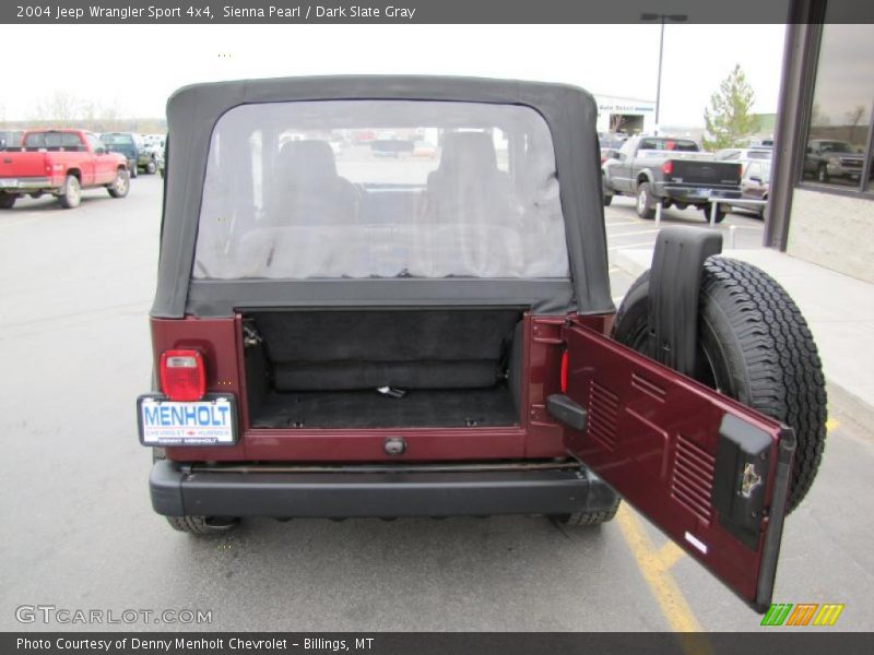 Sienna Pearl / Dark Slate Gray 2004 Jeep Wrangler Sport 4x4