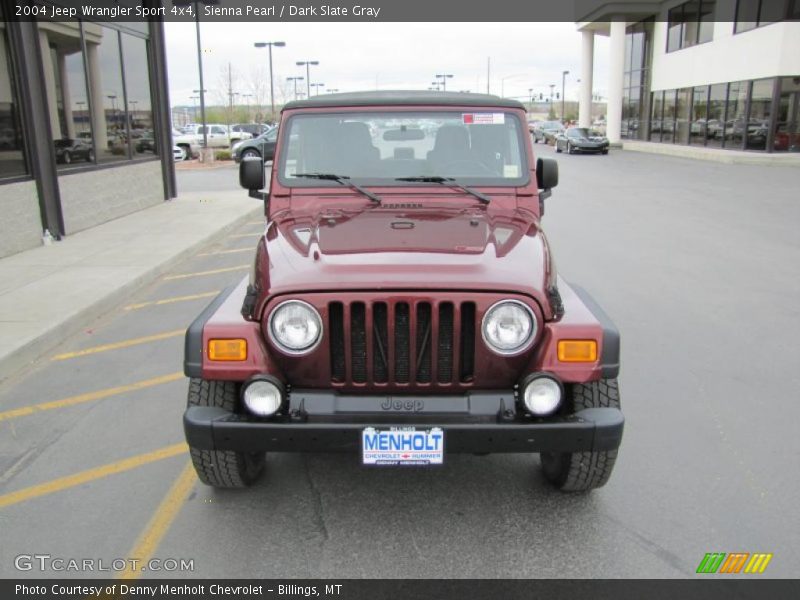 Sienna Pearl / Dark Slate Gray 2004 Jeep Wrangler Sport 4x4