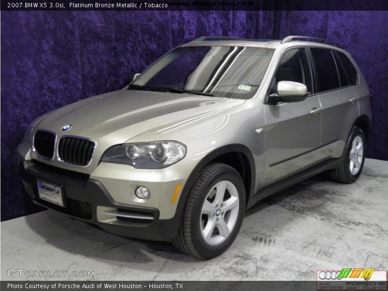 Platinum Bronze Metallic / Tobacco 2007 BMW X5 3.0si