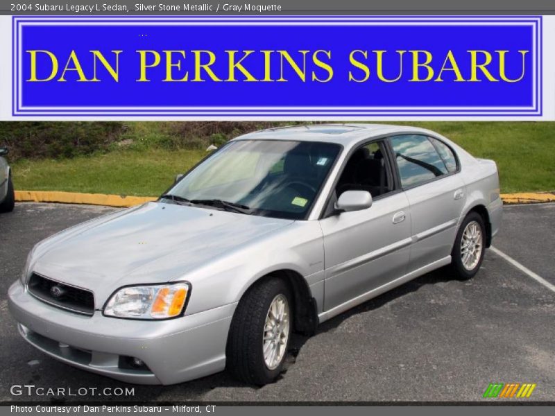Silver Stone Metallic / Gray Moquette 2004 Subaru Legacy L Sedan