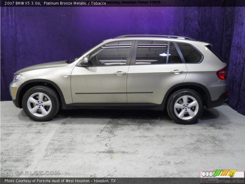 Platinum Bronze Metallic / Tobacco 2007 BMW X5 3.0si