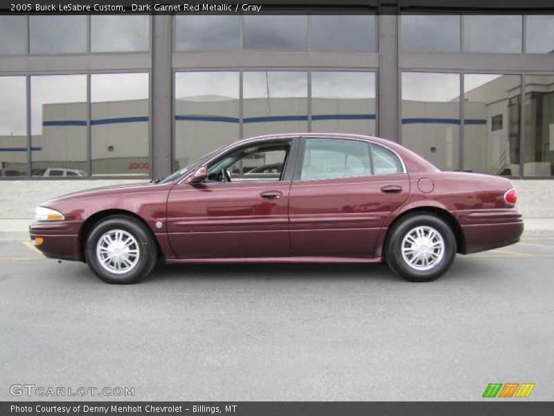 Dark Garnet Red Metallic / Gray 2005 Buick LeSabre Custom