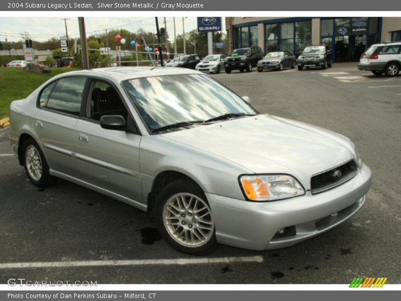 Silver Stone Metallic / Gray Moquette 2004 Subaru Legacy L Sedan