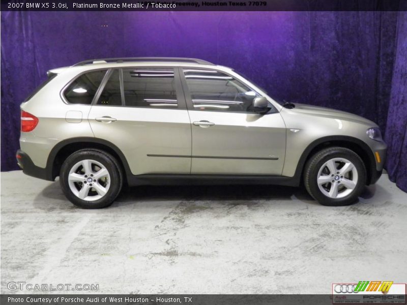 Platinum Bronze Metallic / Tobacco 2007 BMW X5 3.0si